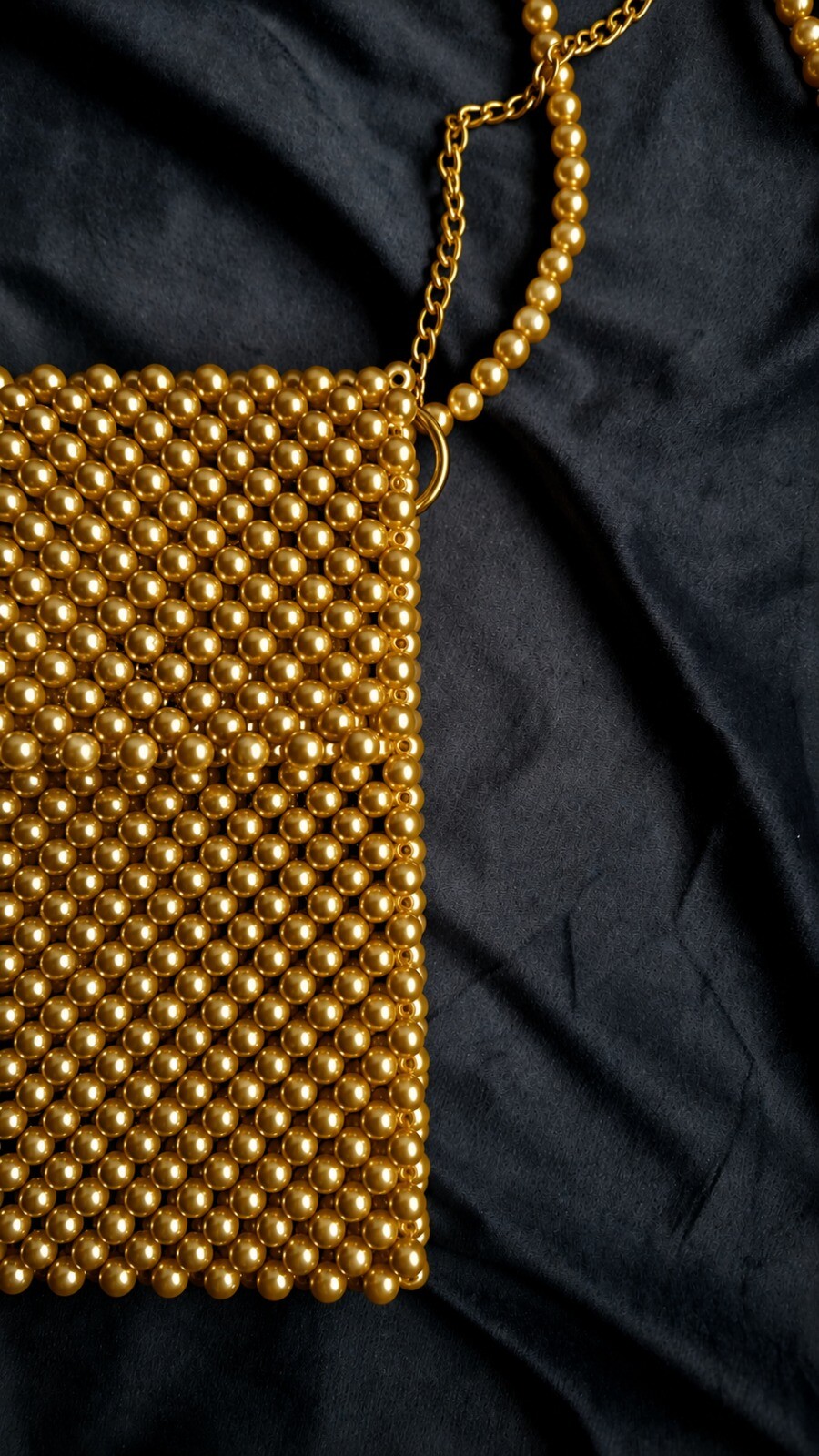 Porta celular | bolsa | pérolas | miçangas