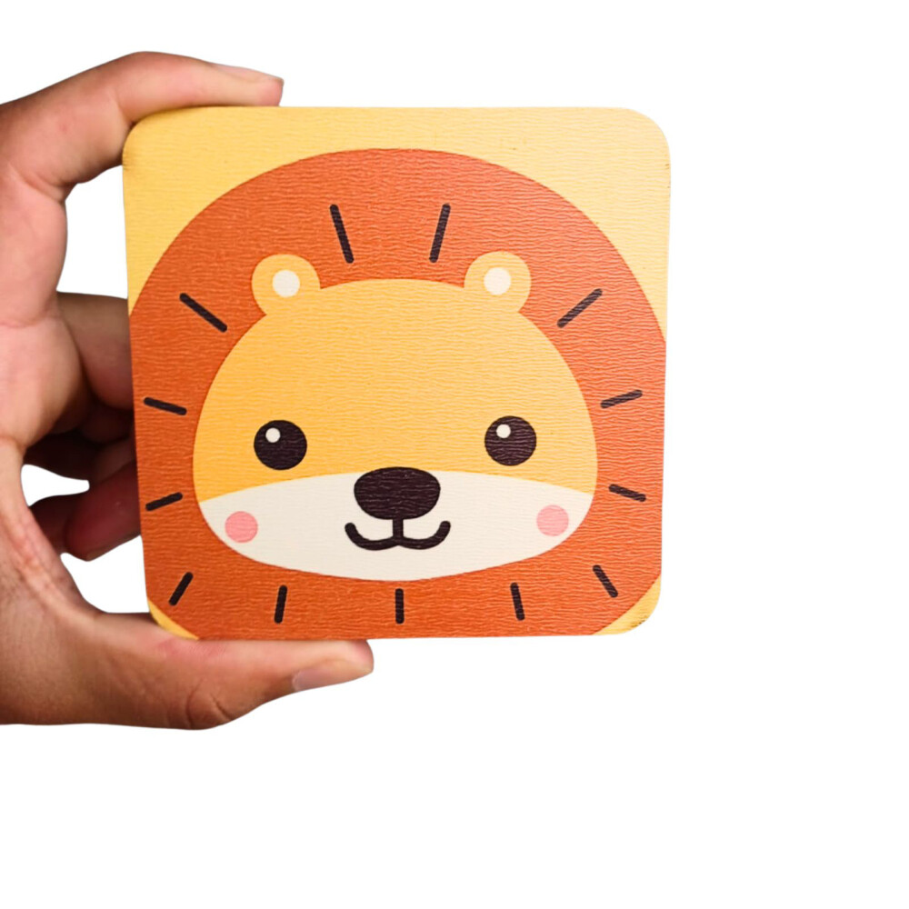 Jogo da Memória Cognitivo Infantil Bichinhos Coloridos 6 pares P