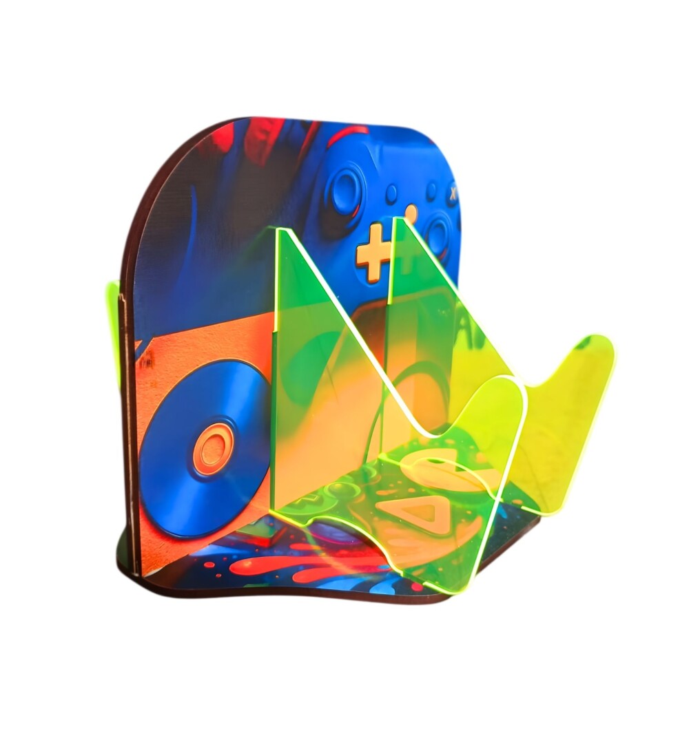 Suporte Gamer para controles Kripton que Brilha no escuro