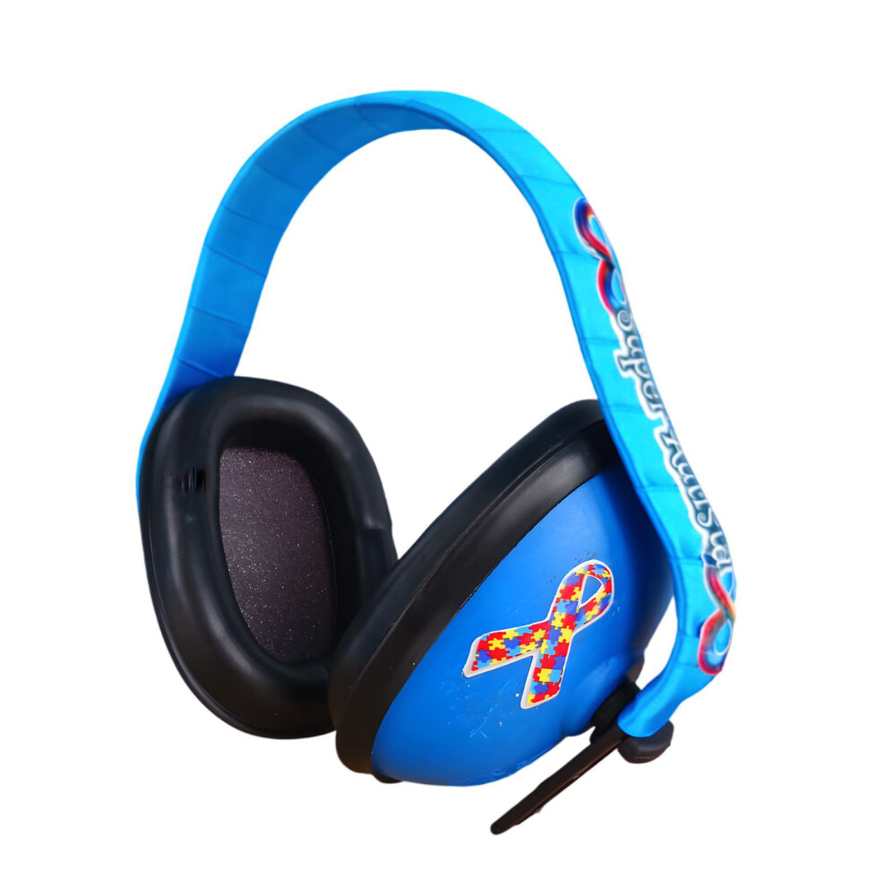Abafador de Ruidos para Autistas Azul 12 DB arco Blue + Brinquedo
