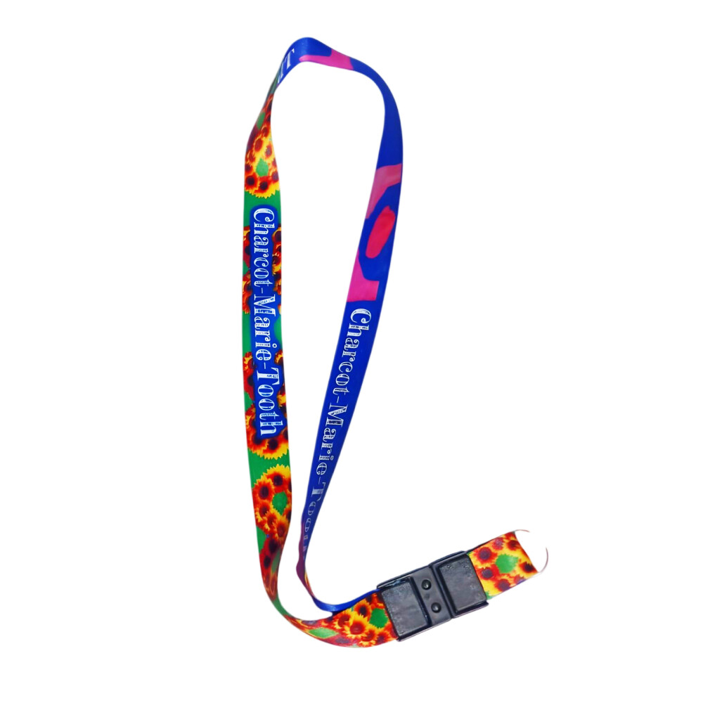 Crachá e Cordão azul de identificação Neuropatia CMT Charcot-