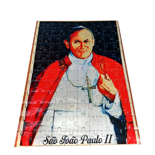 Quebra-cabeça Especal São João Paulo II 300 peças + Terço