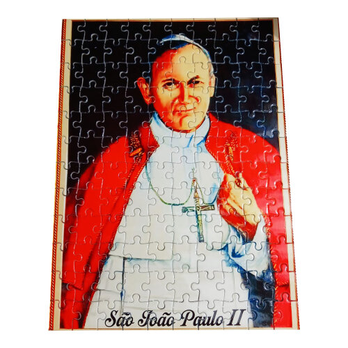 Quebra-cabeça Especal São João Paulo II 300 peças + Terço