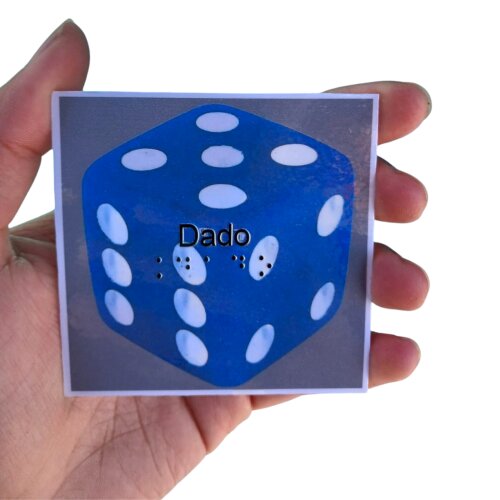 Jogo da Memória Educativo com Escrita Braille Plastificado 10 pares