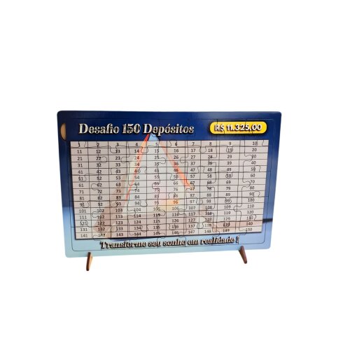 Desafio De Economia 200 Depósitos Meta 20 Mil MDF