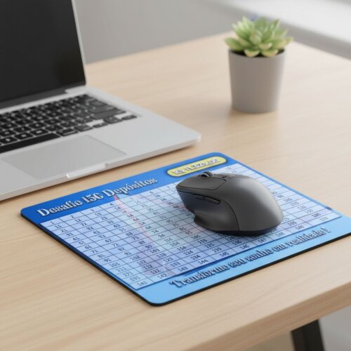 Super Mouse pad Desafio dos 150 depósitos juntar 11 mil