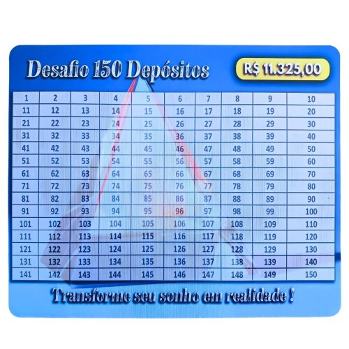 Kit Mouse Pad e apoio de pulso ergonomico Desafio dos 200 deposit