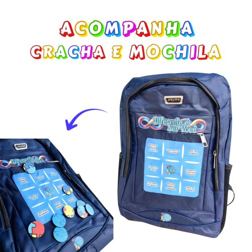 Kit Escolar com Mochila Diferente é ser você