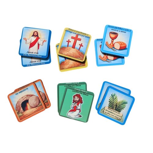 Kit 6 tabletes de chocolate Inclusivo para Crianças + jogo Memó