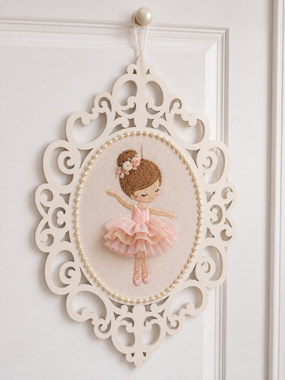 Quadro porta maternidade bailarina