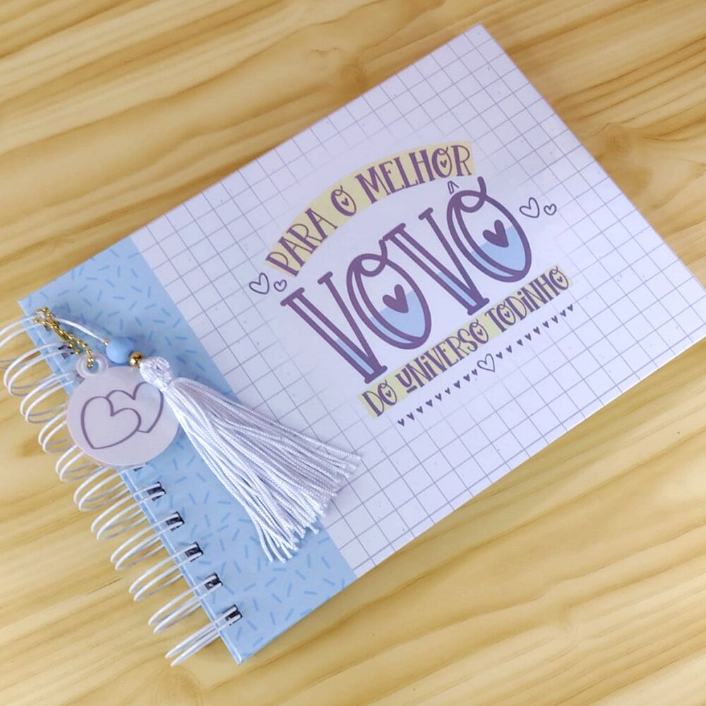 Álbum de memórias para Vovô personalizado