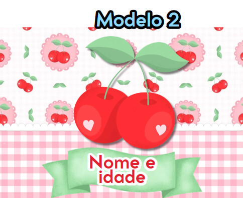 Sacolinhas PEGUE E MONTE Frutinhas - Horizontal | Lembrancinha In