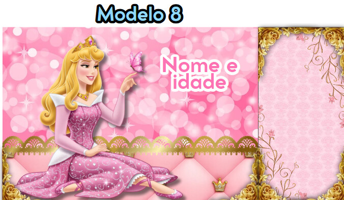 Sacolinhas PEGUE E MONTE Princesas - Horizontal | Lembrancinha In