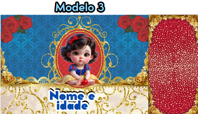 Sacolinhas PEGUE E MONTE Princesas - Horizontal | Lembrancinha In