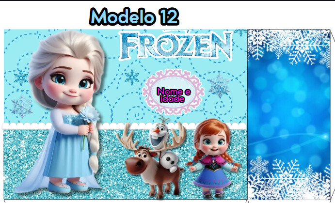 Sacolinhas PEGUE E MONTE Princesas - Horizontal | Lembrancinha In