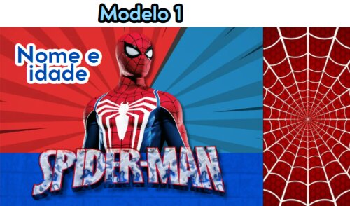 Sacolinhas PEGUE E MONTE Heróis Homem Aranha - Horizontal | Lemb