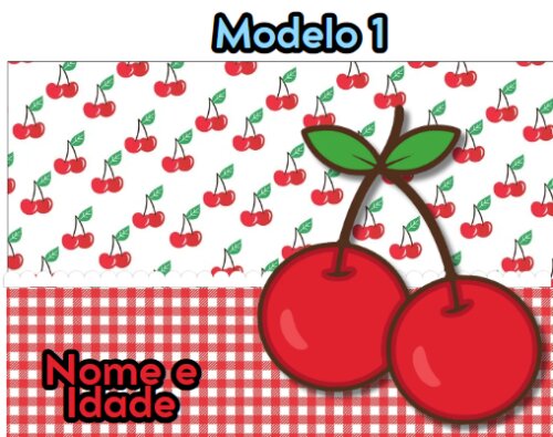 Sacolinhas PEGUE E MONTE Frutinhas - Horizontal | Lembrancinha In
