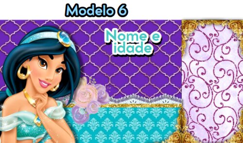 Sacolinhas PEGUE E MONTE Princesas - Horizontal | Lembrancinha In