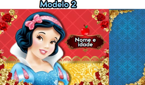 Sacolinhas PEGUE E MONTE Princesas - Horizontal | Lembrancinha In