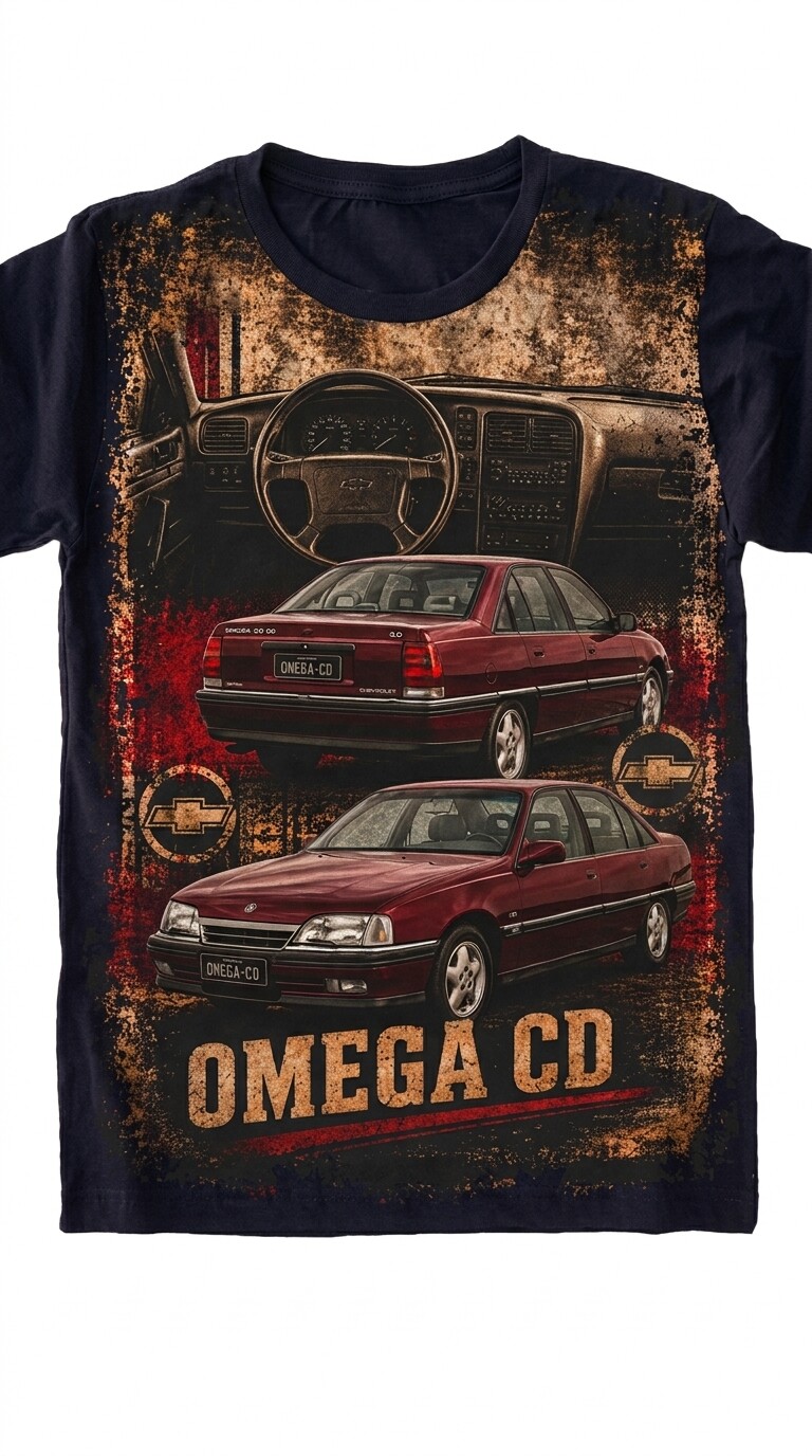 Camiseta Chevrolet Omega CD Vintage S-763