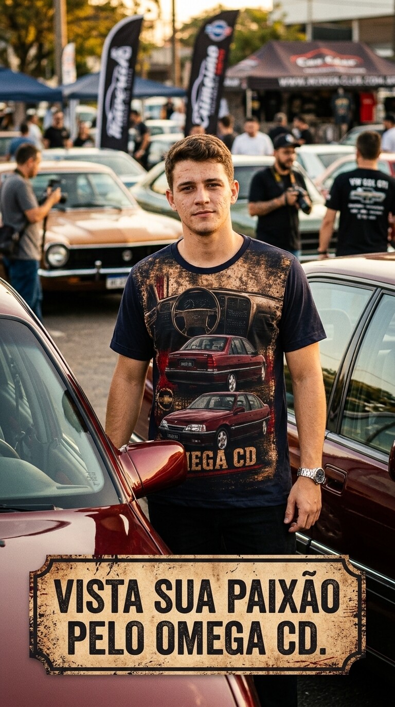 Camiseta Chevrolet Omega CD Vintage S-763