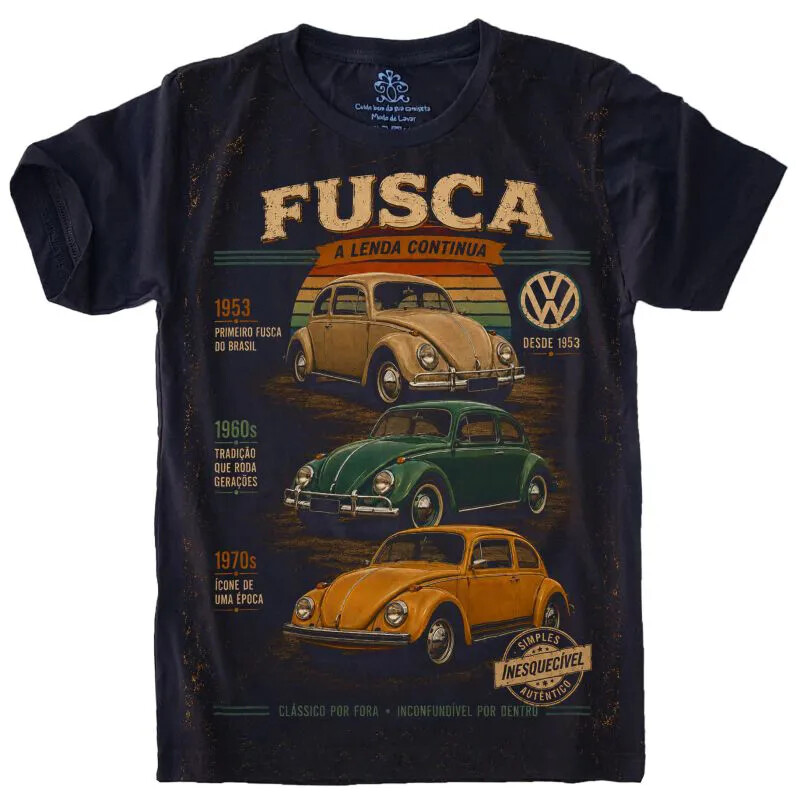 Camiseta Volkswagen Fusca Vintage S-708