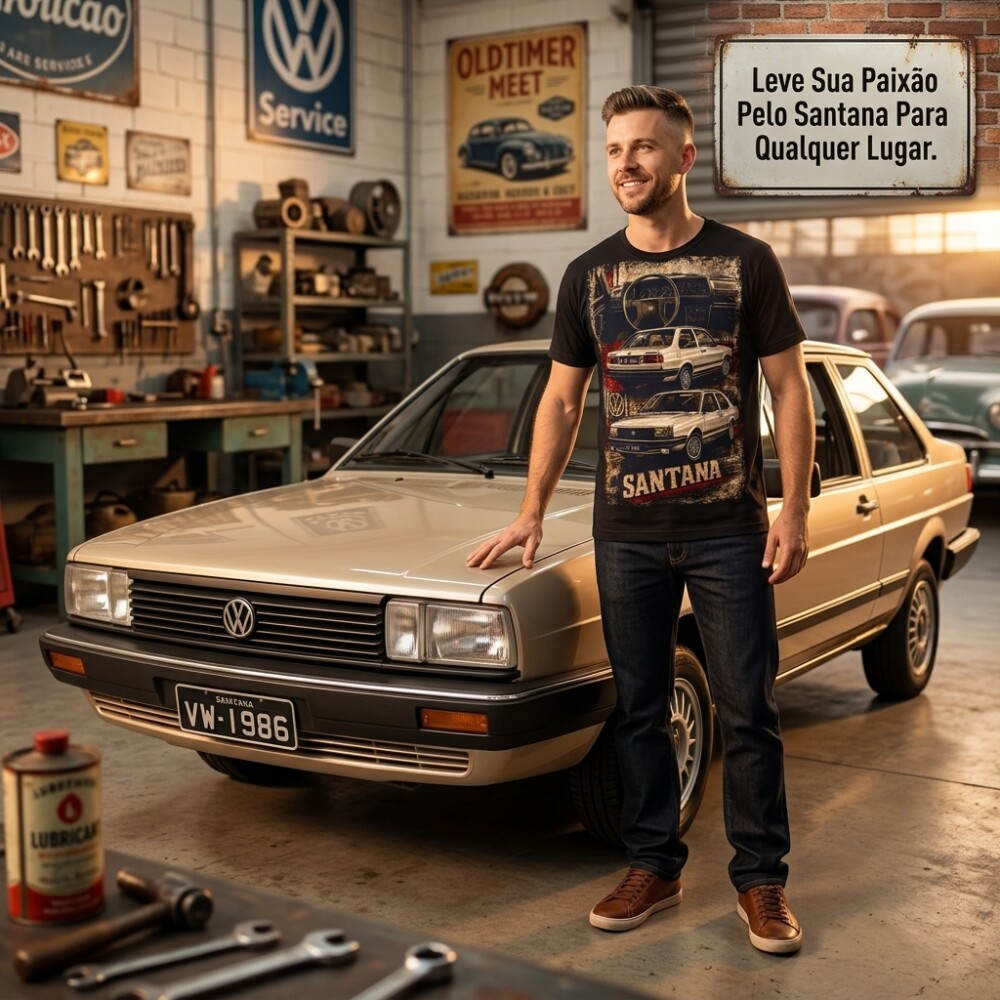 Camiseta Volkswagen Santana Vintage S-694