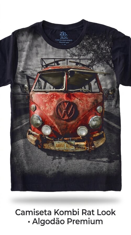 Volkswagen Kombi Rat Look Vintage  S-604