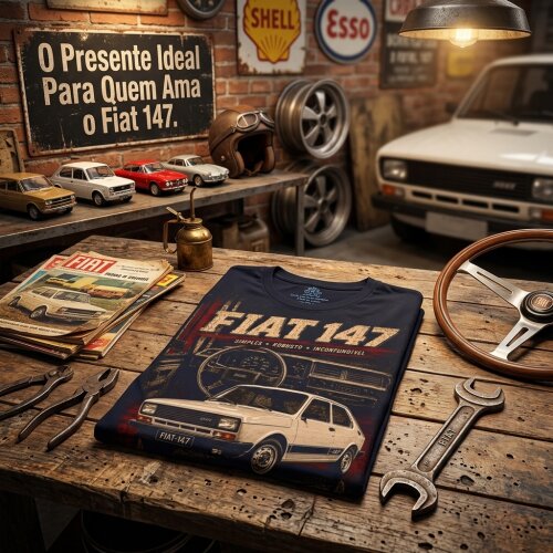 Camiseta Fiat 147 Vintage S-710