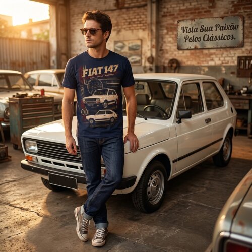 Camiseta Fiat 147 Vintage S-710