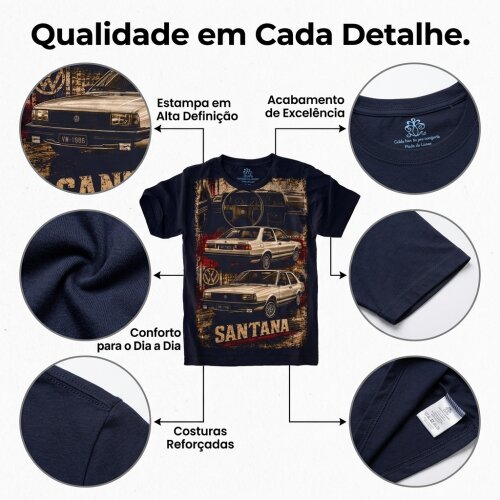 Camiseta Volkswagen Santana Vintage S-694