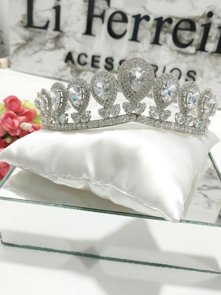 Coroa para Noivas Acessorio de Zirconia
