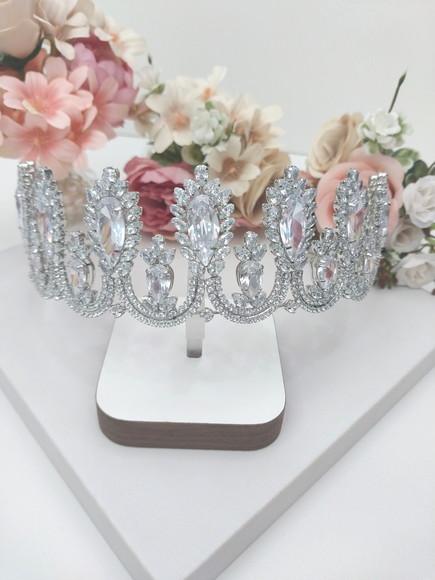 Coroa para Noivas Acessorio de Zirconia