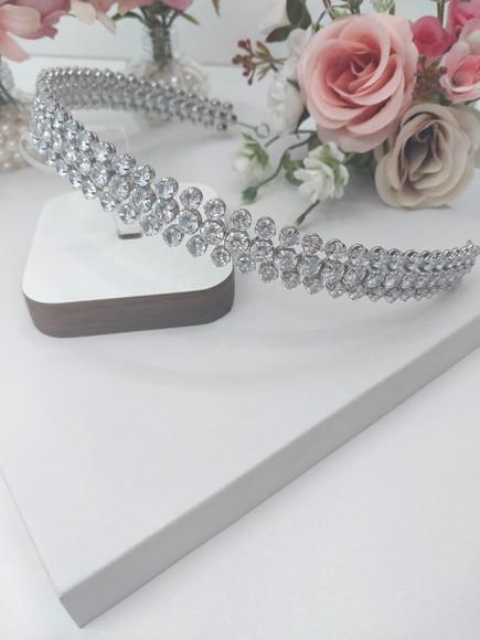 Tiara ou Porta Coque Zirconias
