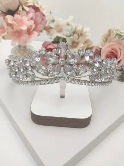 Coroa para Noivas Acessorio de Zirconia