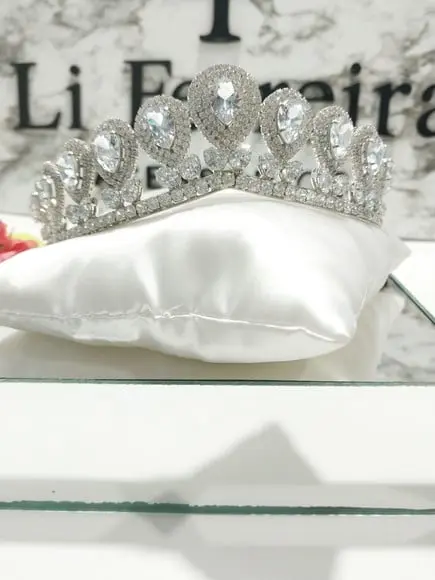 Coroa para Noivas Acessorio de Zirconia