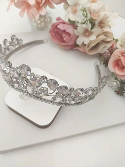 Coroa para Noivas Acessorio de Zirconia