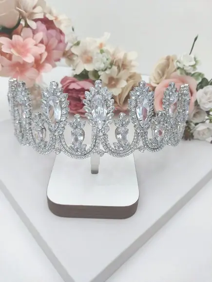 Coroa para Noivas Acessorio de Zirconia