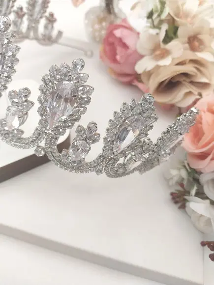 Coroa para Noivas Acessorio de Zirconia