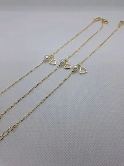 Pulseira Madrinha Pérola e Coração