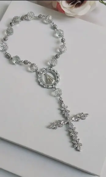Terço Dezena de Noiva de Cristais Nossa Senhora Aparecida