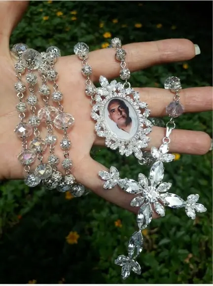 Terço Personalizado de Noiva com Foto Relicário
