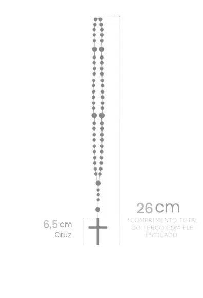 Terço Dezena de Noiva de Cristais Nossa Senhora Aparecida