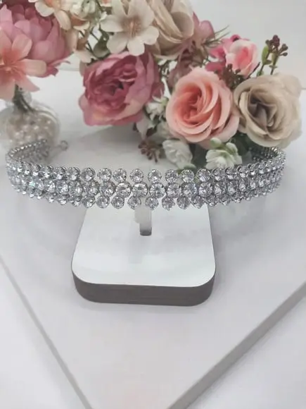 Tiara ou Porta Coque Zirconias
