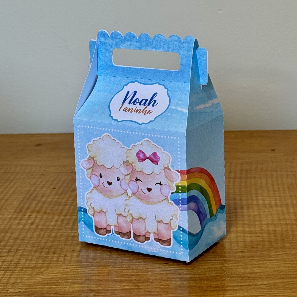 KIT FESTA PERSONALIZADO ARCA DE NOÉ MENINO (20 CAIXINHAS) - Cóp