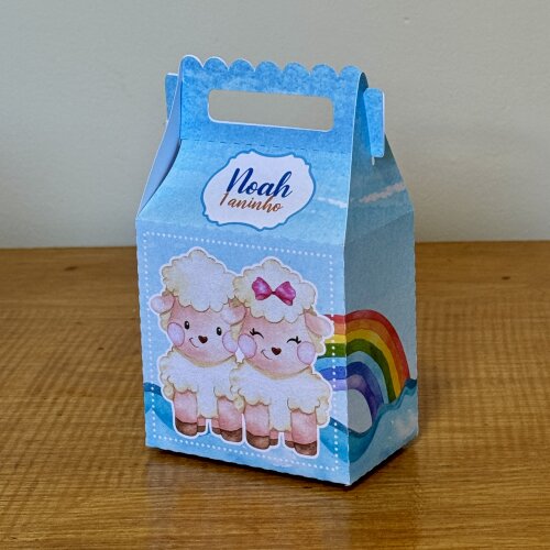 KIT FESTA PERSONALIZADO ARCA DE NOÉ MENINO (20 CAIXINHAS) - Cóp