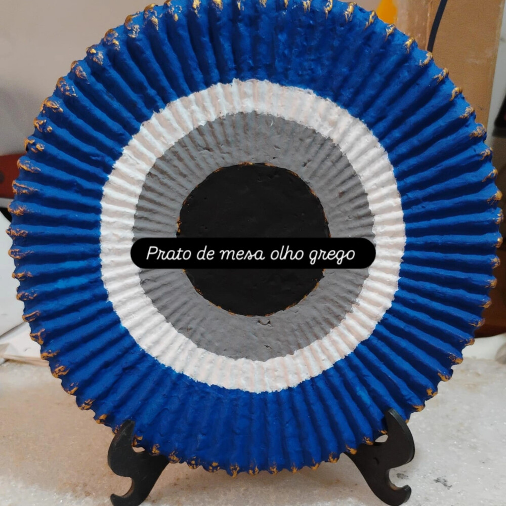 Mandala Olho grego de mesa