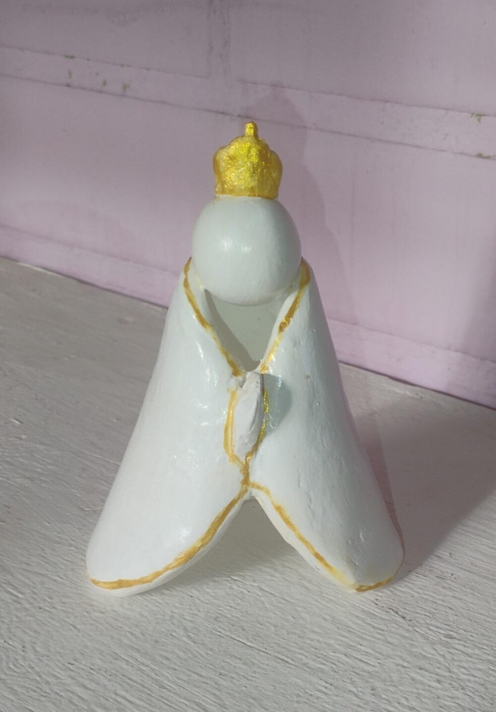 Virgem Maria cerâmica rejunte