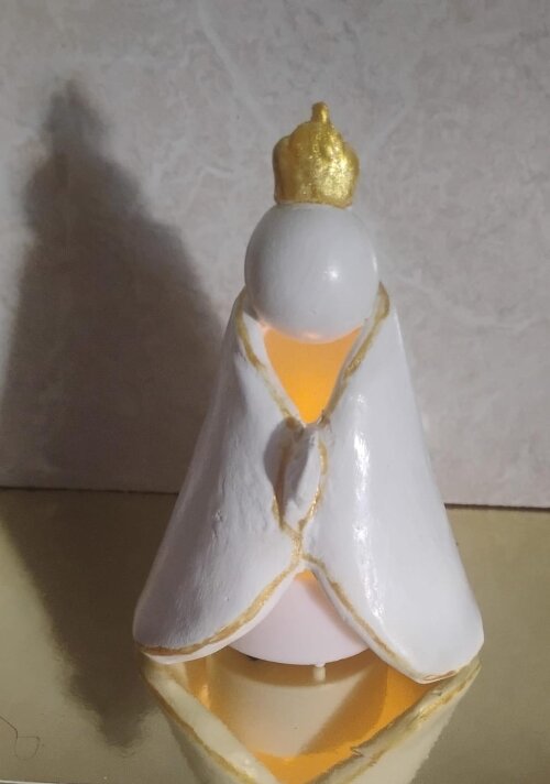 Virgem Maria cerâmica rejunte