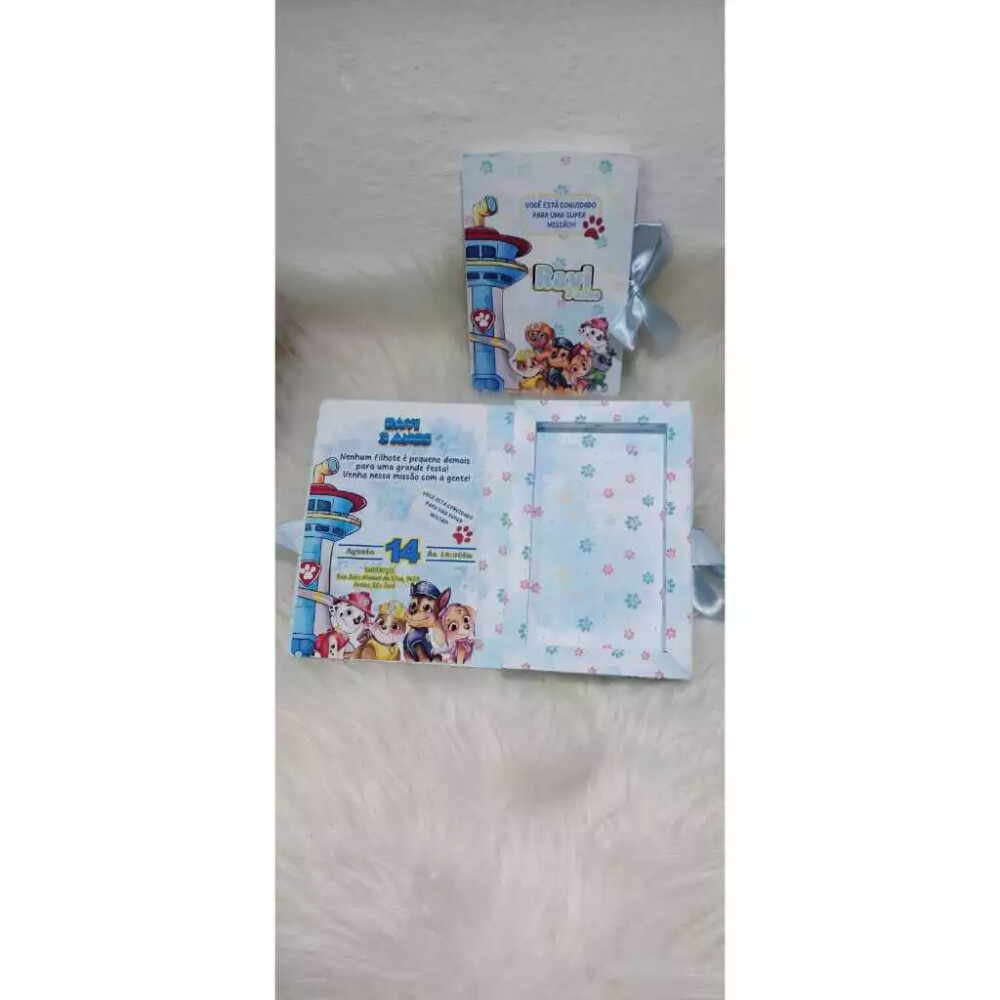 CONVITE LIVRO (Fazemos qualquer tema)